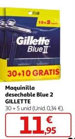 Oferta de Gillette - Maquinilla Desechable Blue 2 por 11,95€ en Alcampo