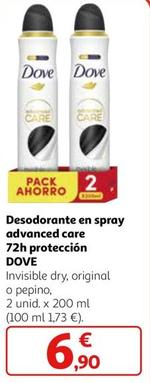 Oferta de Dove - Desodorante En Spray Advanced Care 72h Proteccion por 6,9€ en Alcampo