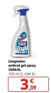 Oferta de Viakal - Limpiador Antical Gel Spray por 3,39€ en Alcampo