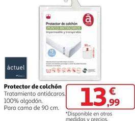 Oferta de Actuel - Protector De Colchon por 13,99€ en Alcampo