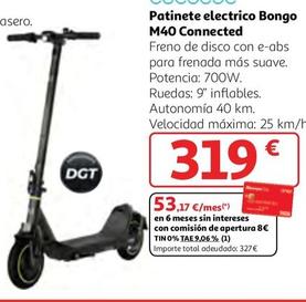 Oferta de Cecotec - Patinete Electrico Bongo M40 Connected por 319€ en Alcampo