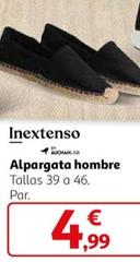 Oferta de Inextenso - Alpargata Hombre por 4,99€ en Alcampo