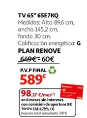 Oferta de Hisense - Tv 65" 65e7kq por 589€ en Alcampo