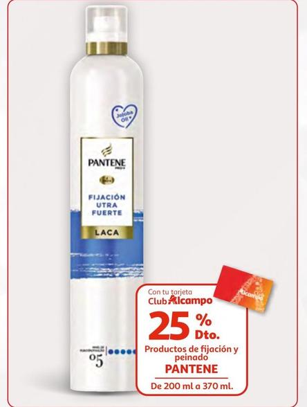 Oferta de Pantene - Productos De Fijación Y Peinado por 3€ en Alcampo