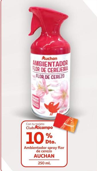 Oferta de Auchan - Ambientador Spray Flor De Cerezo en Alcampo