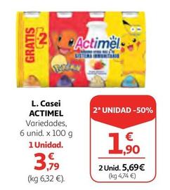 Oferta de Danone - L. Casei Actimel por 3,79€ en Alcampo