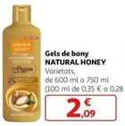 Oferta de Natural Honey - Gels De Bany por 2,09€ en Alcampo