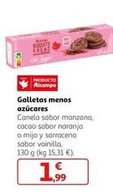 Oferta de Galletas Menos Azúcares por 1,99€ en Alcampo
