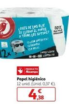 Oferta de Papel higiénico por 4,38€ en Alcampo
