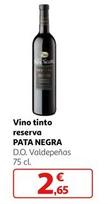 Oferta de Pata Negra - Vino Tinto Reserva por 2,65€ en Alcampo