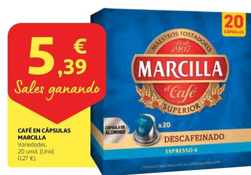 Oferta de Marcilla - Cafe En Capsula por 5,39€ en Alcampo