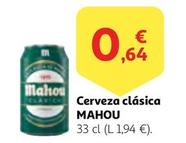 Oferta de Mahou - Cerveza Clásica por 0,64€ en Alcampo