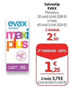 Oferta de Evax - Salveslip por 2,5€ en Alcampo