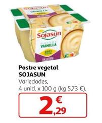 Oferta de Sojasun - Postre Vegetal por 2,29€ en Alcampo