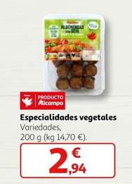 Oferta de Auchan - Especialidades Vegetales por 2,94€ en Alcampo