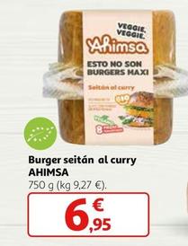 Oferta de Ahimsa - Burger Seitan Al Curry por 6,95€ en Alcampo