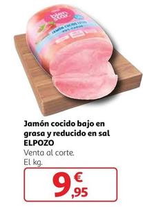 Oferta de El Pozo - Jamón Cocido Bajo En Grasa Y Reducido En Sal por 9,95€ en Alcampo