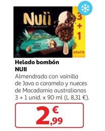 Oferta de Nuii - Helado Bombón por 2,99€ en Alcampo