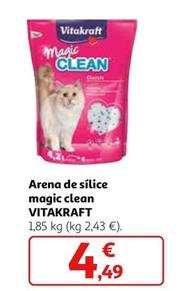 Oferta de Vitakraft - Arena De Silice Magic Clean por 4,49€ en Alcampo