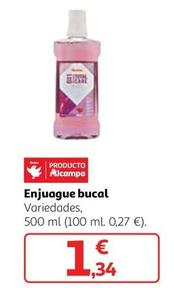 Oferta de Auchan - Enjuague Bucal por 1,34€ en Alcampo
