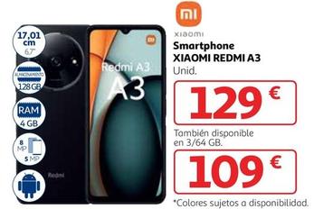 Oferta de Xiaomi - Smartphone Redmi A3 por 129€ en Alcampo