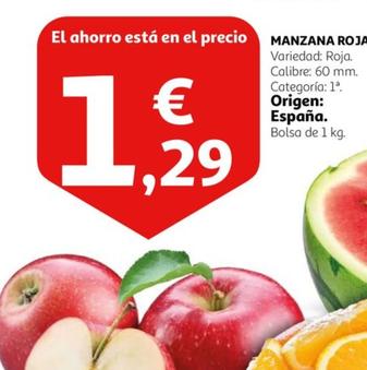 Oferta de Manzanas Roja por 1,29€ en Alcampo