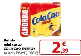 Oferta de Cola Cao - Batido Mini Cacao por 2,39€ en Alcampo