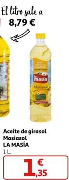 Oferta de La Masía - Aceite De Girasol Masiasol por 1,35€ en Alcampo