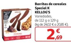 Oferta de Kellogg's - Barritas De Cereales Special K por 2,69€ en Alcampo