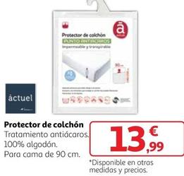 Oferta de Actuel - Protector De Colchón por 13,99€ en Alcampo