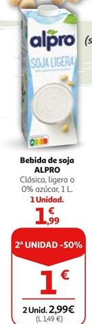 Oferta de Alpro - Bebida De Soja por 1,99€ en Alcampo