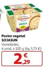Oferta de Sojasun - Postre Vegetal por 2,29€ en Alcampo