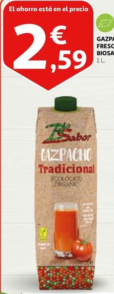 Oferta de Biosabor - Gazpacho Fresco Eco por 2,59€ en Alcampo