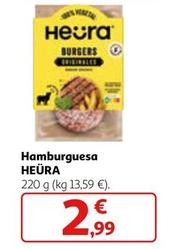 Oferta de Heura - Hamburguesa por 2,99€ en Alcampo