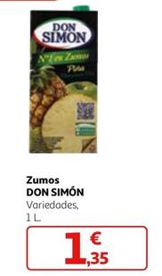 Oferta de Don Simón - Zumos por 1,35€ en Alcampo