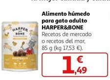 Oferta de Harper & Bone - Alimento Humedo Para Gato Adulto por 1,49€ en Alcampo