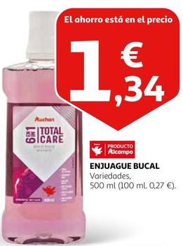 Oferta de Enjuague bucal por 1,34€ en Alcampo