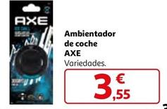Oferta de Axe - Ambientador De Coche por 3,55€ en Alcampo