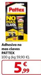 Oferta de Pattex - Adhesivo No Mas Clavos por 5,99€ en Alcampo