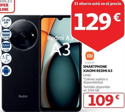 Oferta de Xiaomi - Smartphone Redmi A3 por 109€ en Alcampo