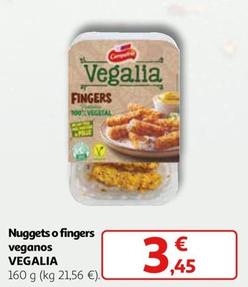 Oferta de Vegalia - Nuggets o Fingers Veganos por 3,45€ en Alcampo