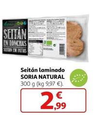 Oferta de Soria Natural - Seitán Laminado por 2,99€ en Alcampo