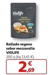 Oferta de Violife - Rallado Vegano Sabor Mozzarella por 2,69€ en Alcampo