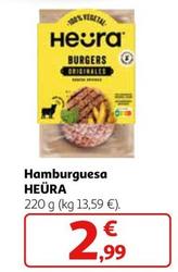 Oferta de Heura - Hamburguesa por 2,99€ en Alcampo