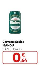 Oferta de Mahou - Cerveza Clásica por 0,64€ en Alcampo