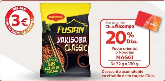 Oferta de Maggi - Yakisoba Classic por 3€ en Alcampo