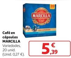 Oferta de Marcilla - Cafe En Capsulas  por 5,39€ en Alcampo