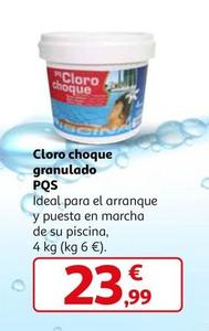 Oferta de Pqs - Cloro Choque Granulado por 23,99€ en Alcampo