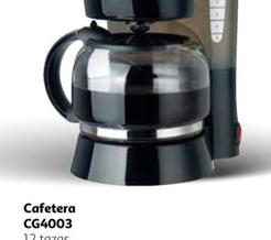 Oferta de Cafetera Cg4003 por 10,99€ en Alcampo
