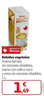 Oferta de Auchan - Bebidas Vegetales por 1,49€ en Alcampo
